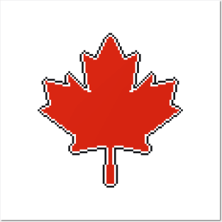 the leaves of the flag of canada Posters and Art